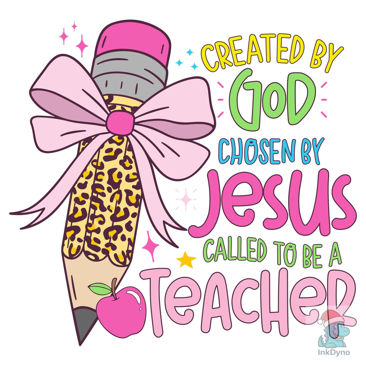 Christian Teacher Tee Sublimation