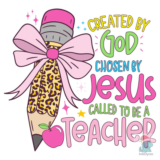 Christian Teacher Tee Sublimation - DTF Transfer