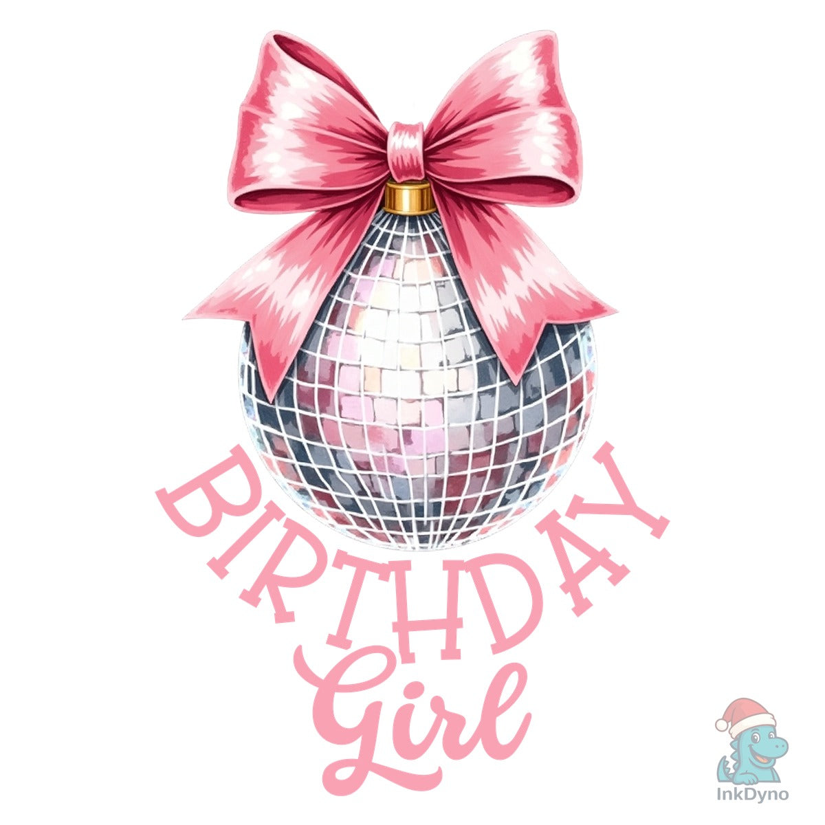 Coquette Bow Disco Ball Birthday Girl