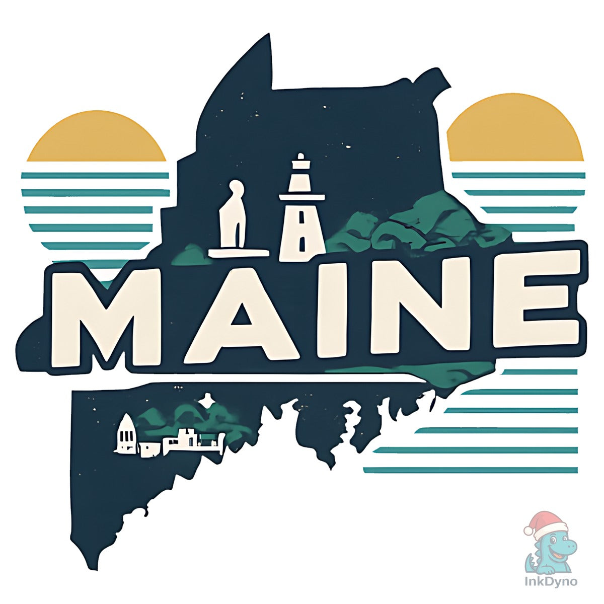 Maine State Map