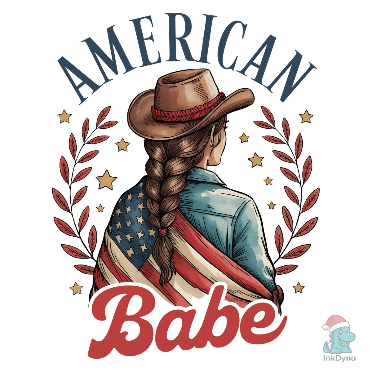 4th of July Patriotic American Babe