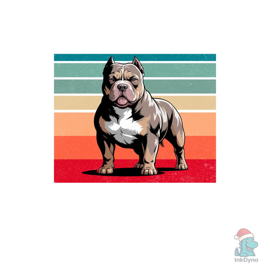Pitbull Dog T-Shirt Design - DTF Transfer