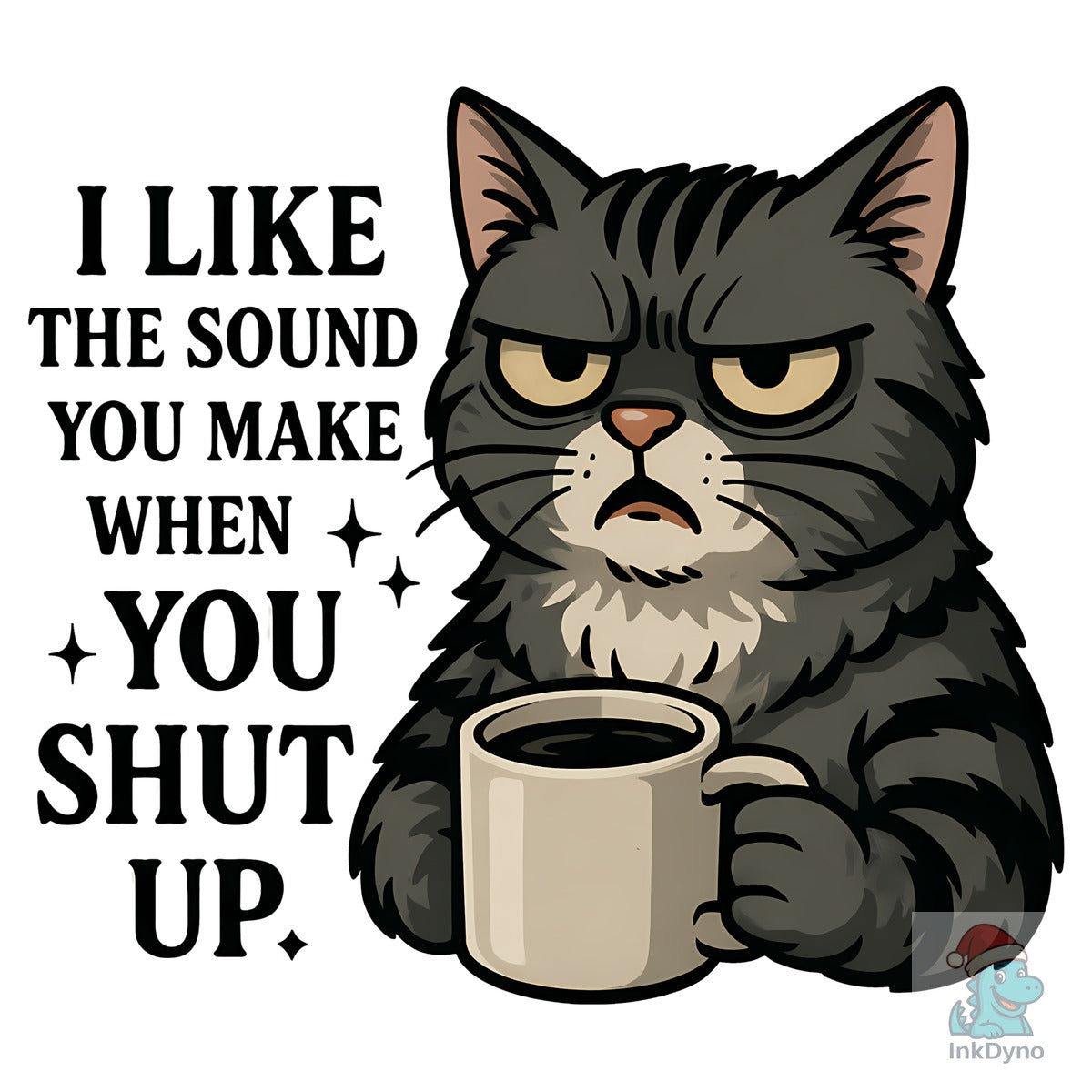 Grumpy Cat Coffee Sarcastic Cat
