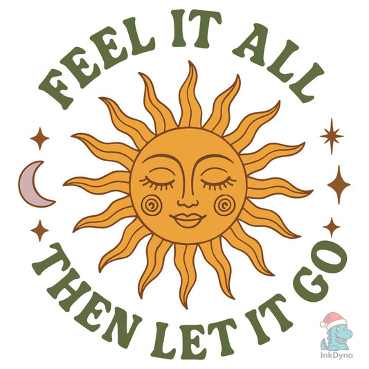 Boho Celestial Sun Feel It All - DTF Transfer