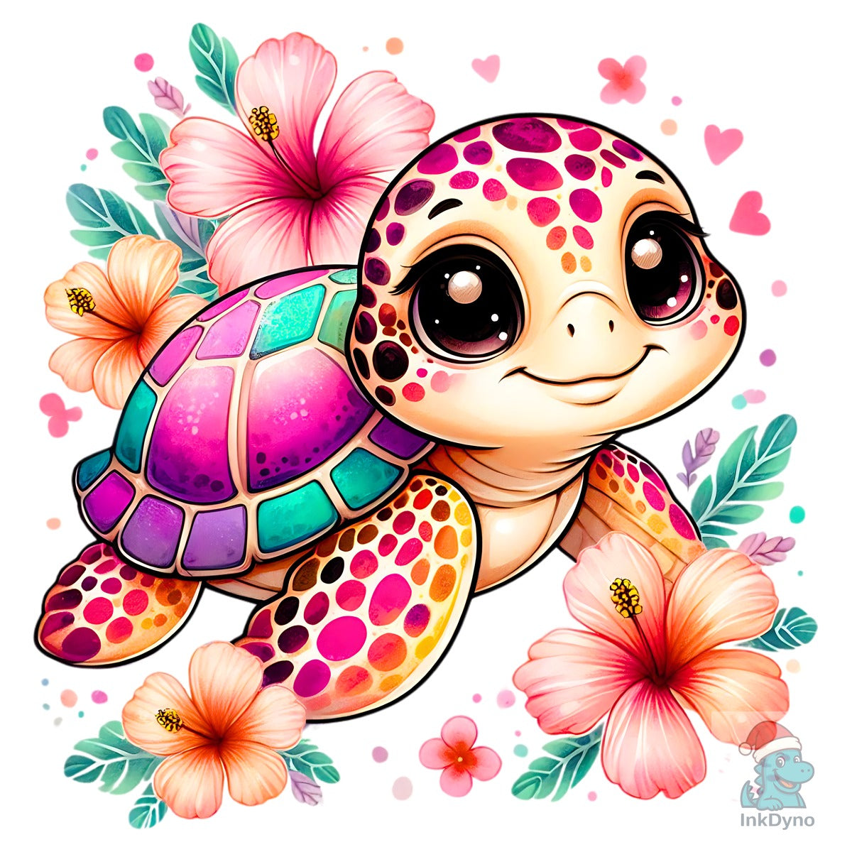 Cute Tropical Turtle Kawaii Sea