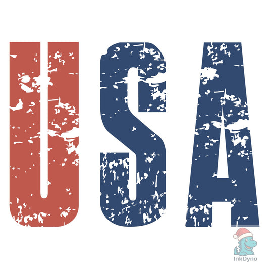 Distressed USA 4th of July - DTF Transfer