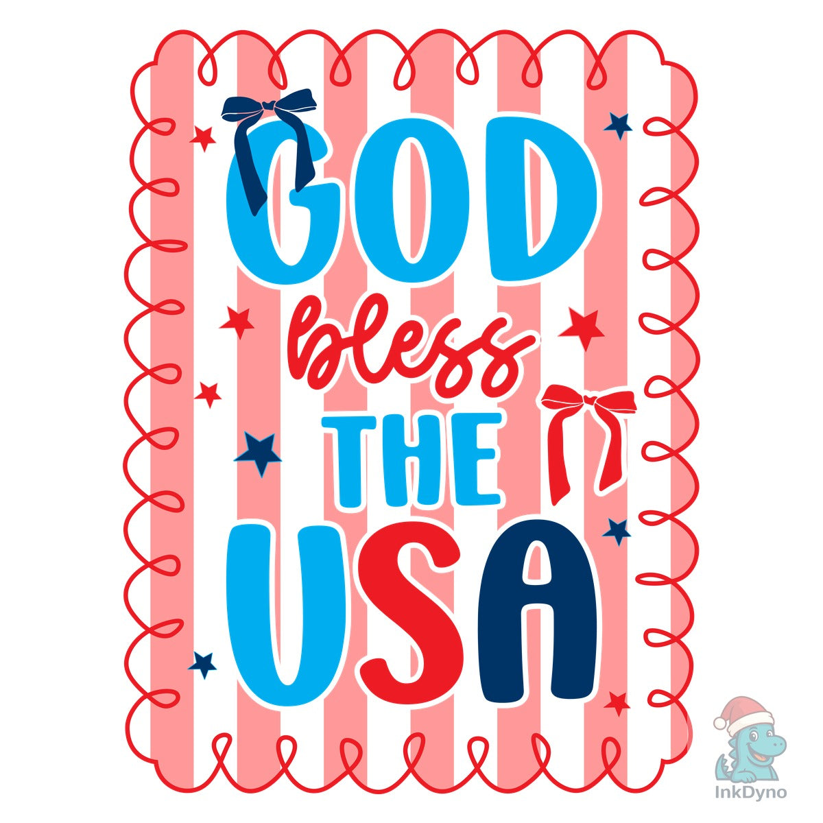 Preppy 4th of July Coquette USA