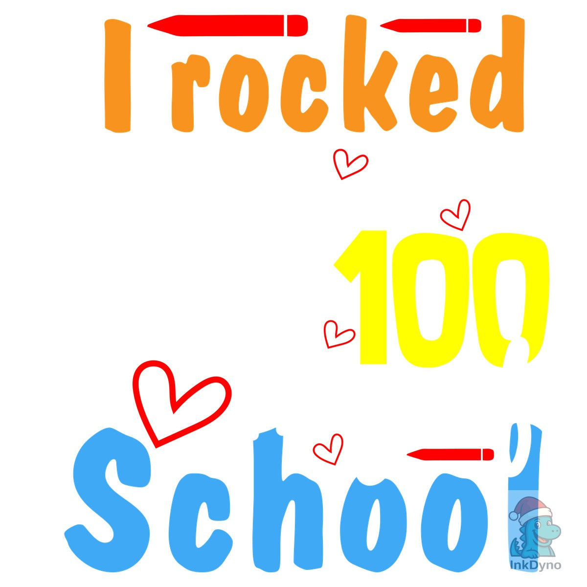 I Rocked 100 Days School Milestone