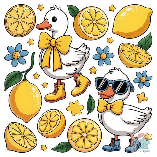 Funny Lemon Summer Positive - DTF Transfer