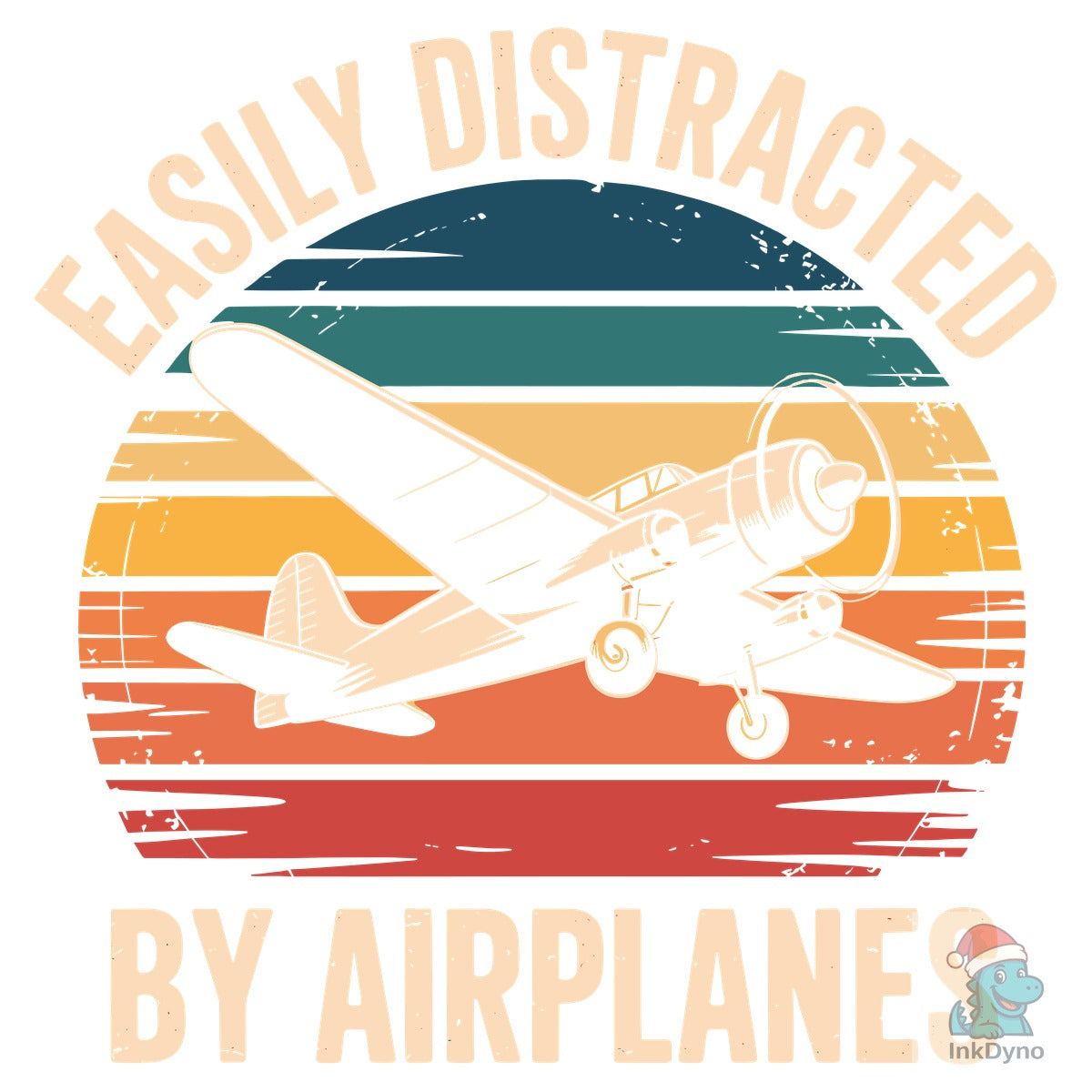 Retro Easily Distracted by Airplanes