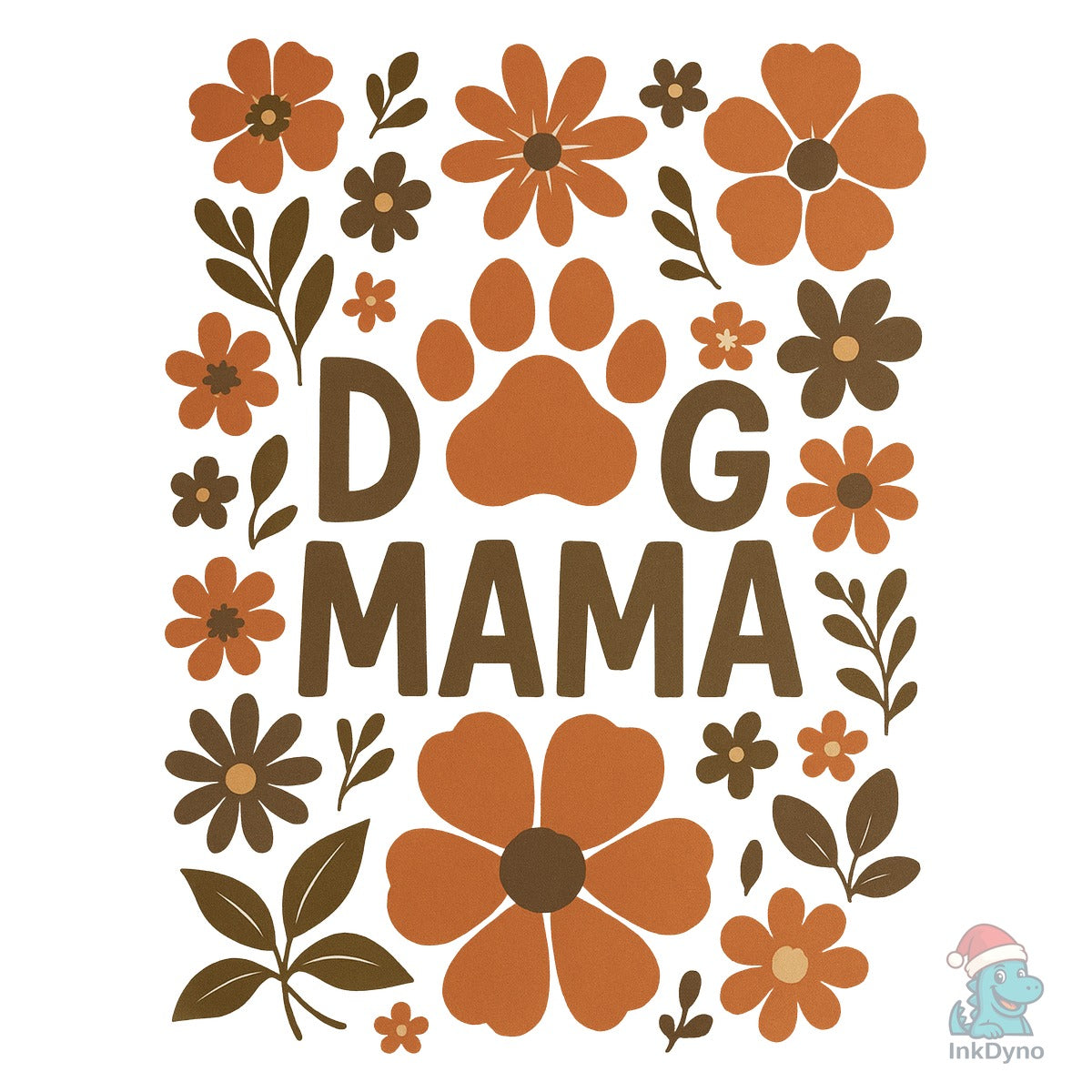 Boho Dog Mama Floral Dog Mama