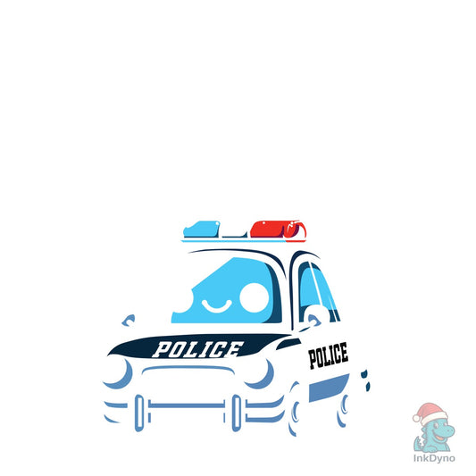 Wee Woo Police Car Funny Cute Shirt - DTF Transfer