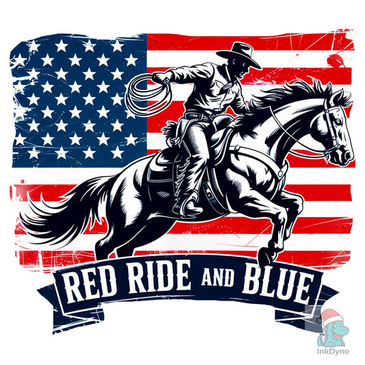 American Cowboy Rodeo Sublimation - DTF Transfer