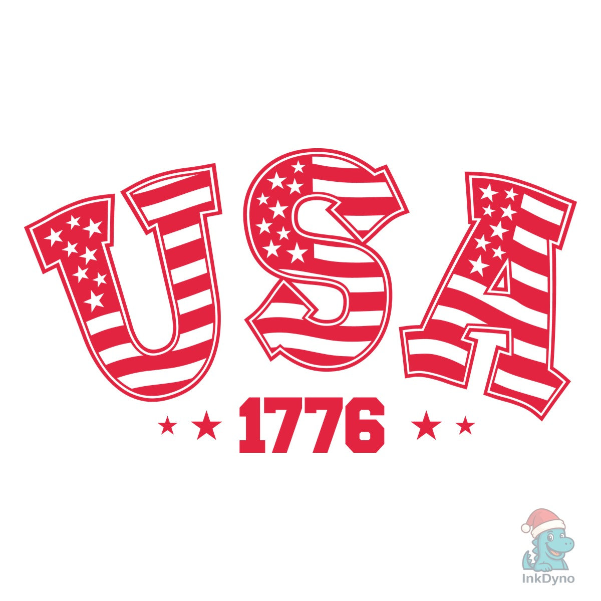 Retro America 1776 4th of July Patriotic