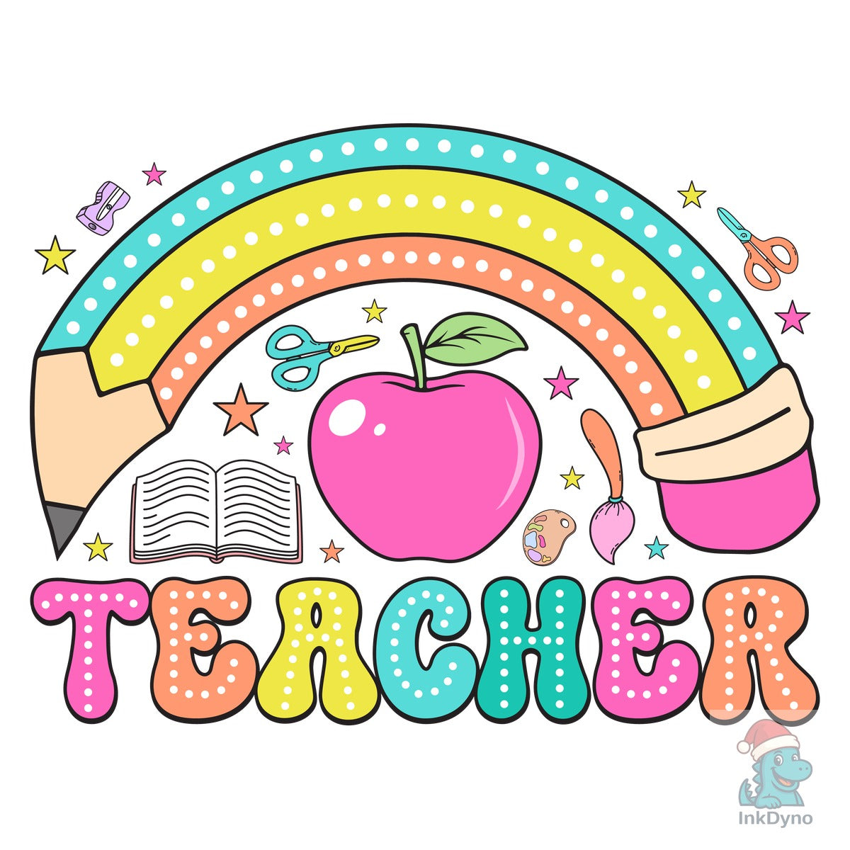 Colorful Teacher Back to School