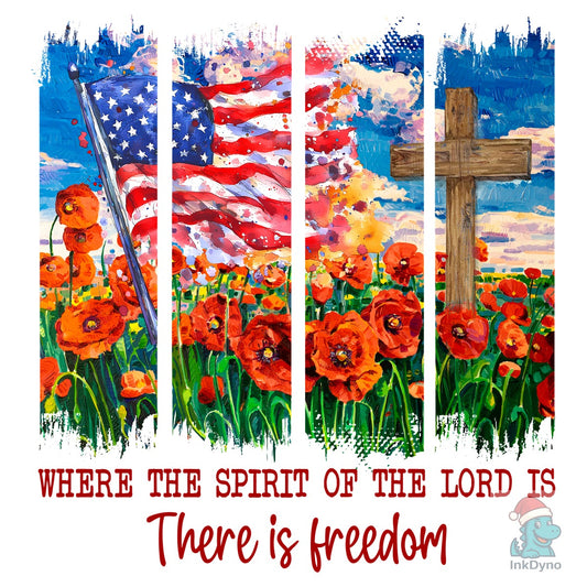 4th of July Christian Spirit Lord - DTF Transfer