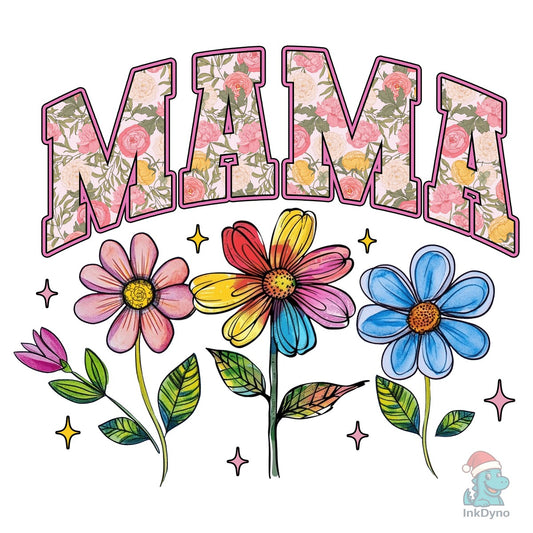 Floral Mama Mama Wildflowers - DTF Transfer