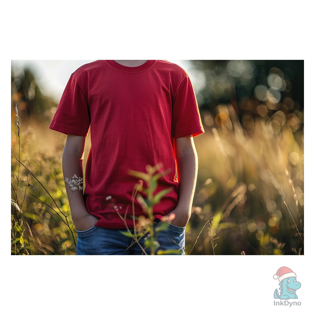 Kids T-shirt Mockup Image
