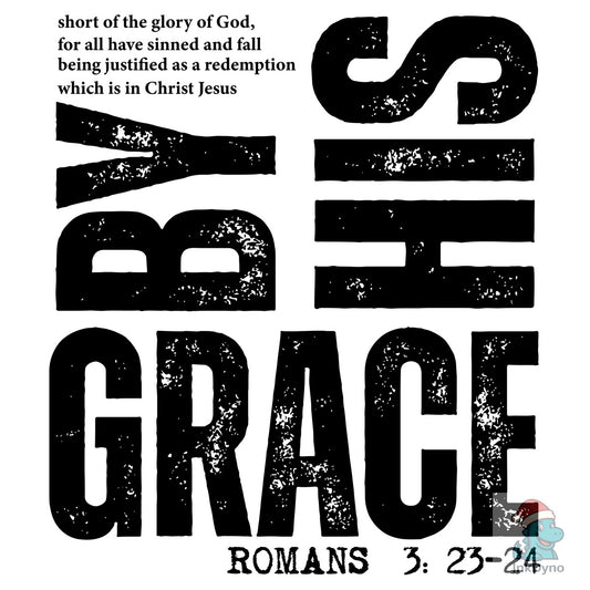 Saved by His Amazing Grace Heat-Press Graphic - DTF Transfer