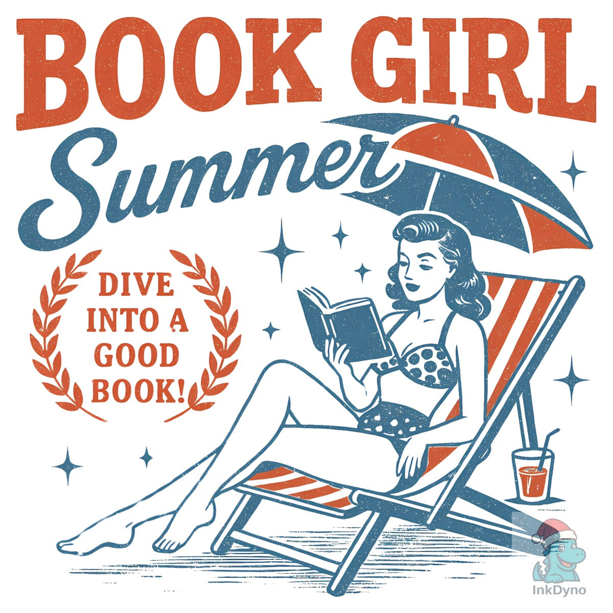 Book Girl Summer Reading Beach