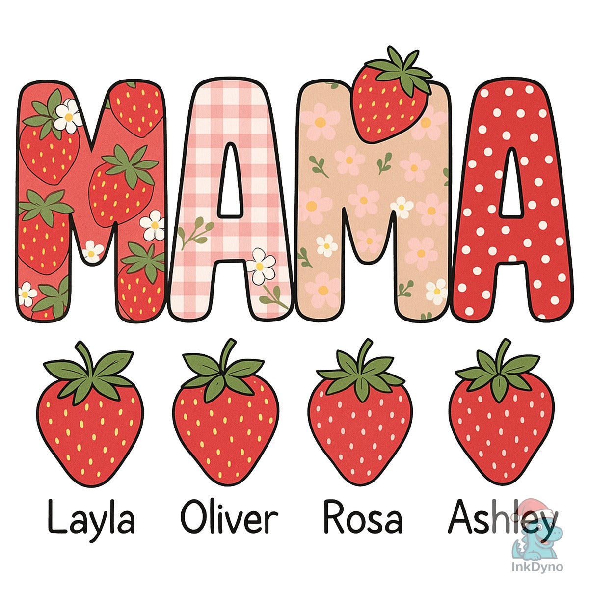 Preppy Custom Mama Strawberry