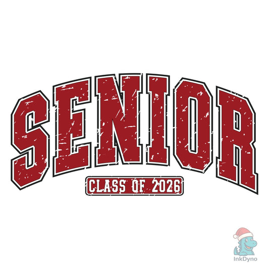 Senior Class of 2026 Retro Varsity - DTF Transfer