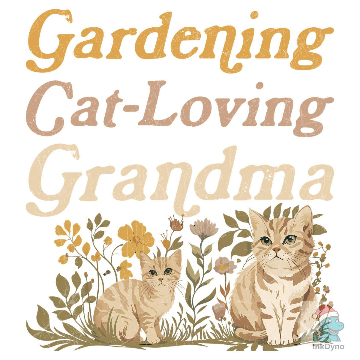 Gardening Cat Loving Grandma