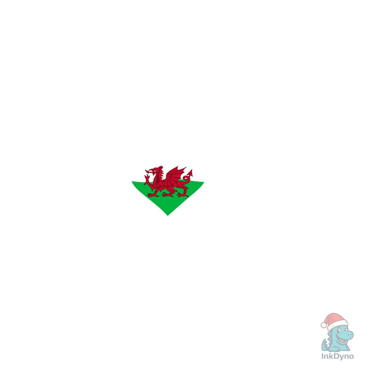 Wales Flag Football Soccer Heartbeat