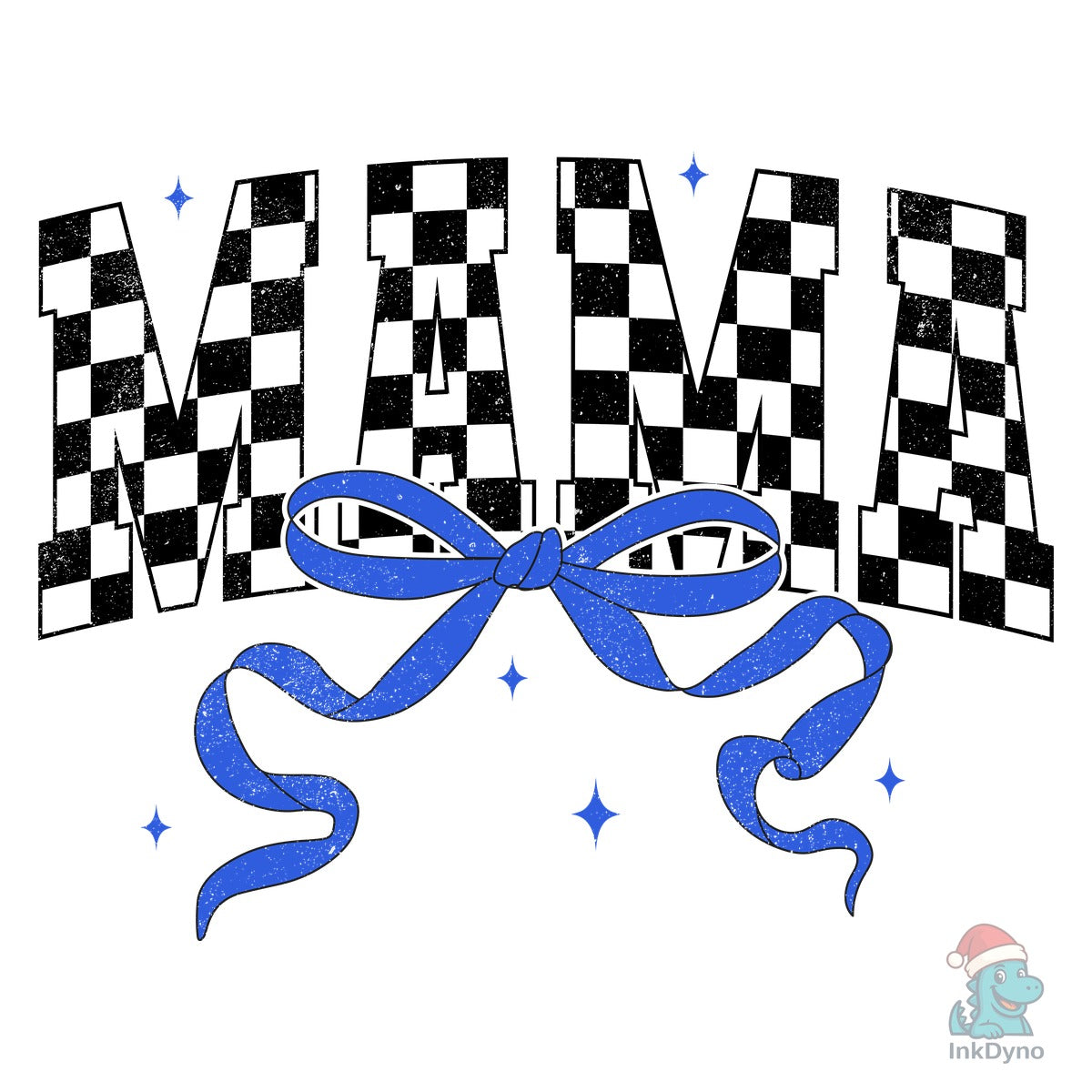Mama Checkered Retro Mama