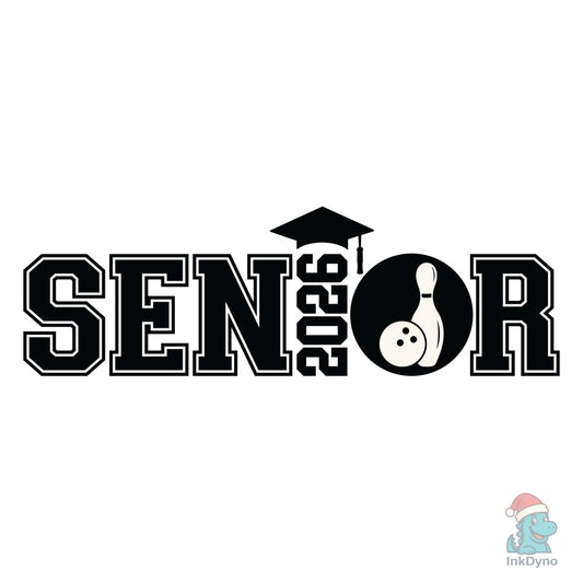 Senior Bowling 2026 Graduation - DTF Transfer