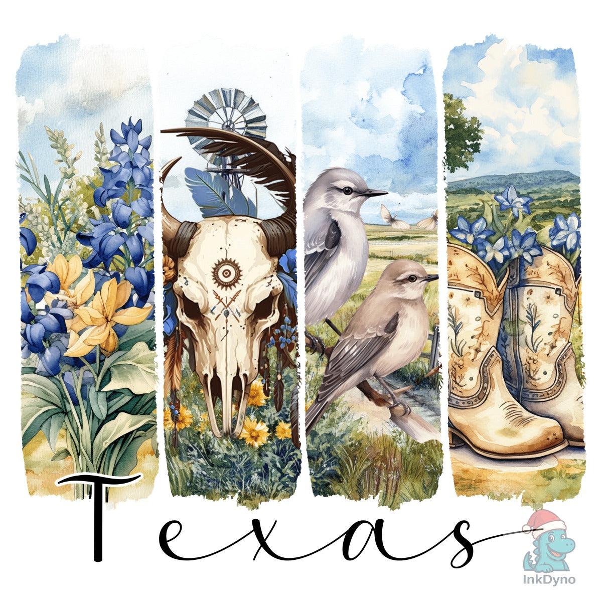 Brushstroke Texas State