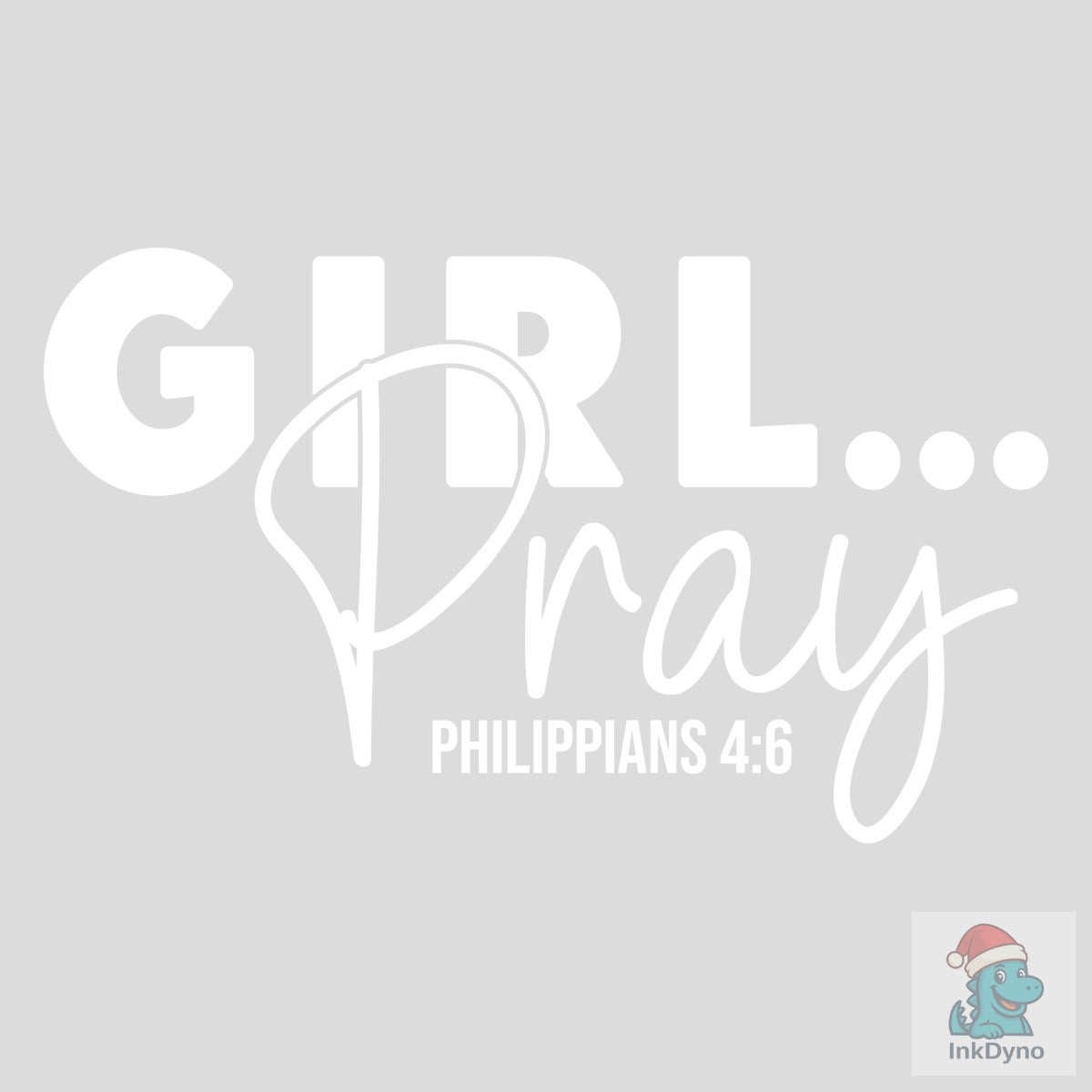 Girl Pray Christian Quote