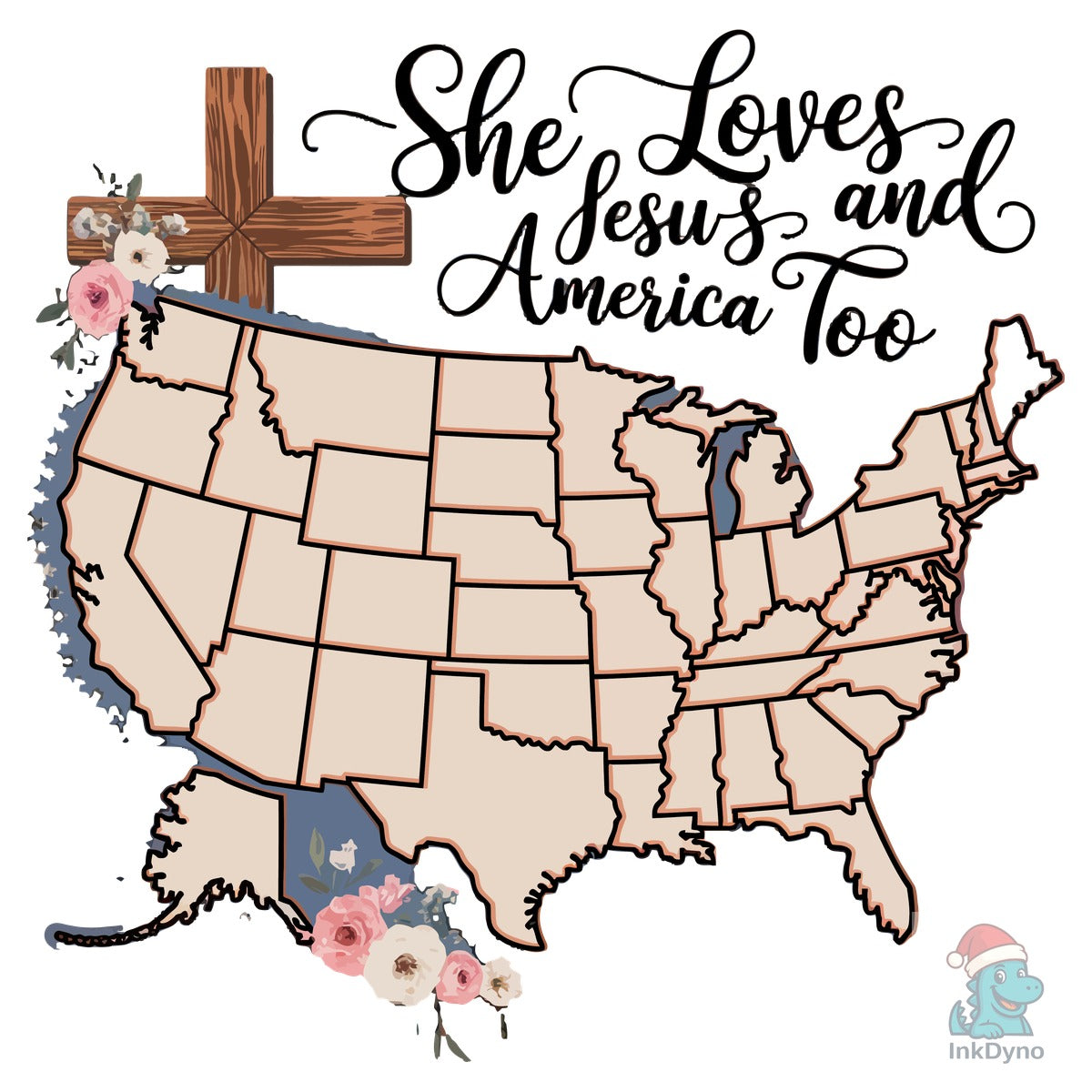 She Loves Jesus and America Too Christ