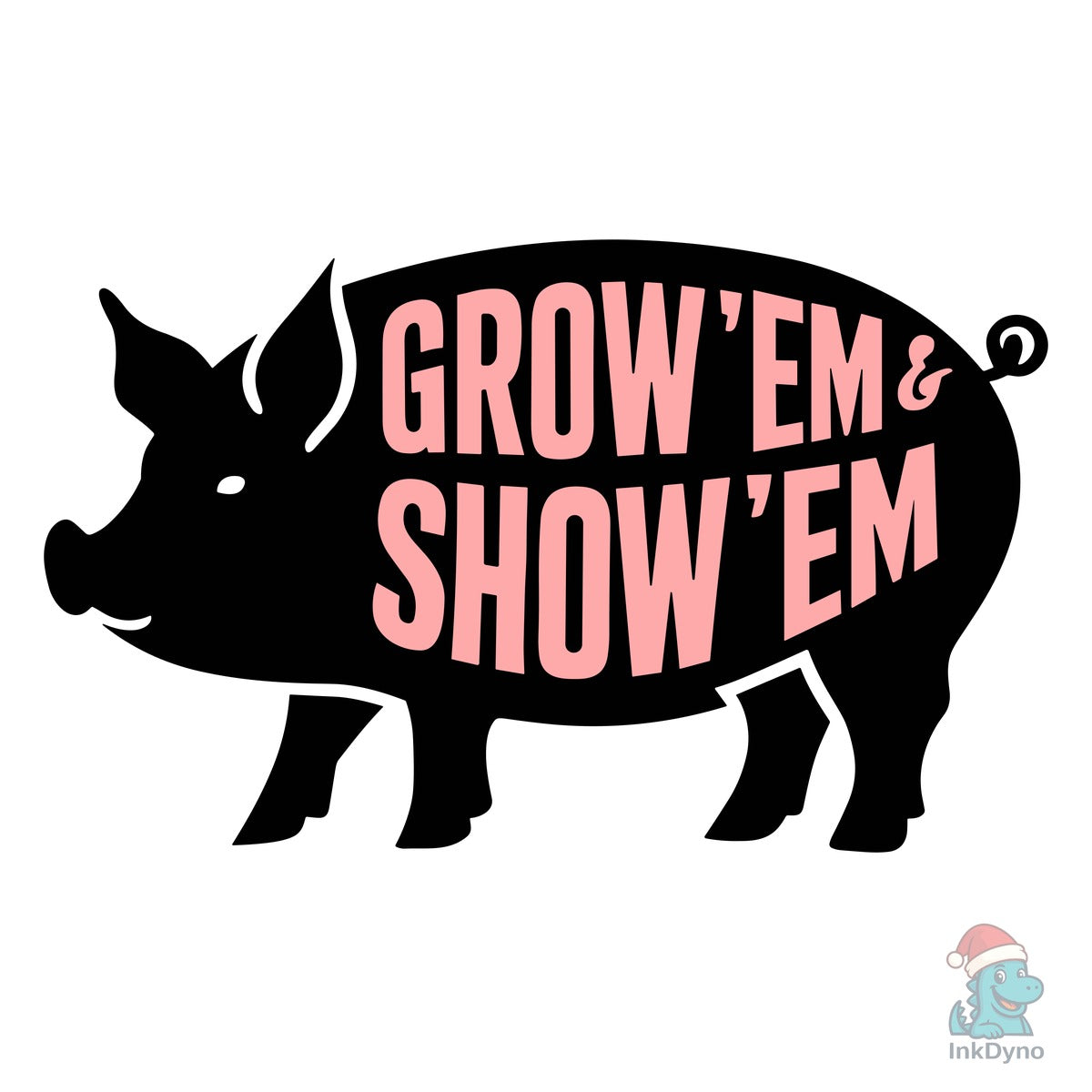 Show Pig Silhouette