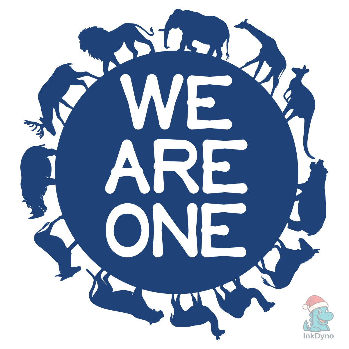 We Are One Save the Earth T-Shirt Design