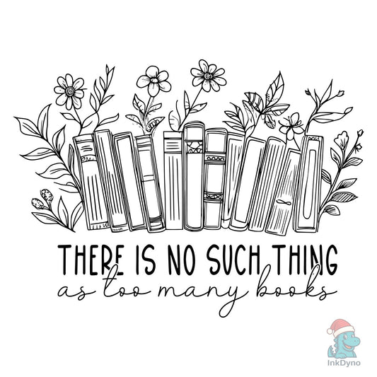 Celestial Floral Books Bookshelf - DTF Transfer