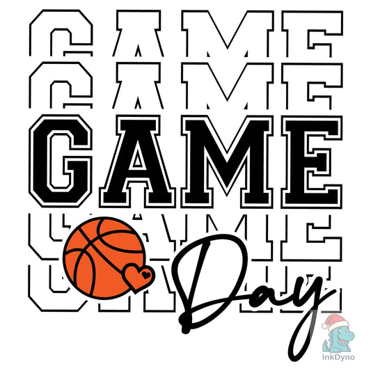 Basketball Game Day Tshirt - DTF Transfer