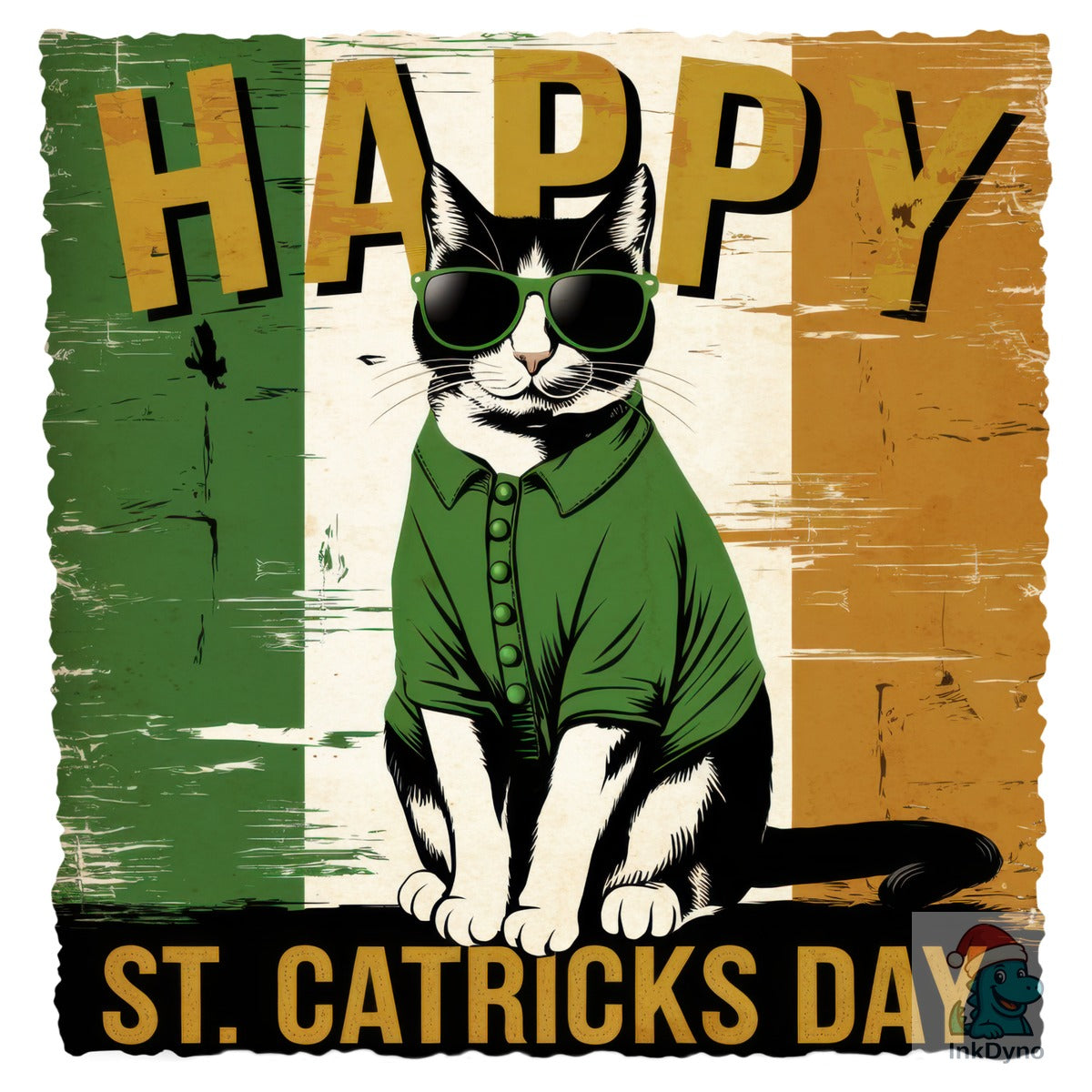 Happy St Catricks Day Lucky Cat
