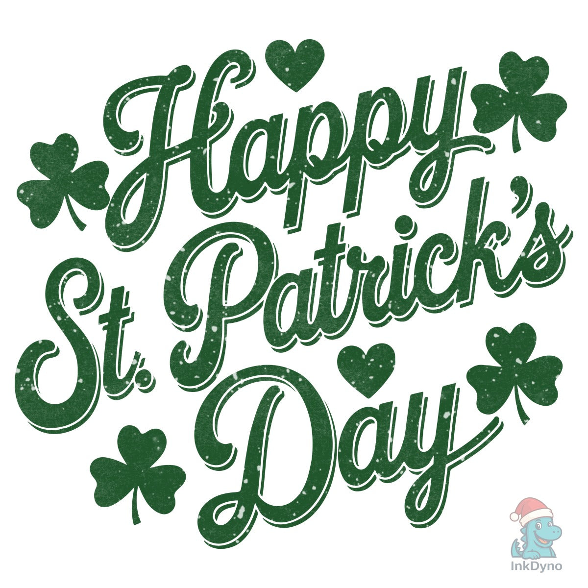 Happy St. Patrick's Day Vintage Script