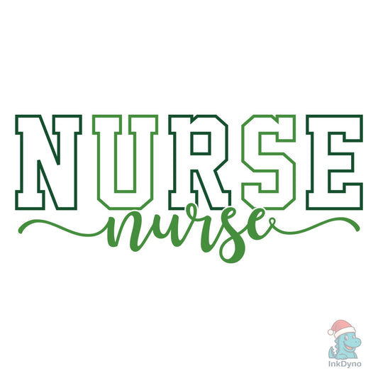 Coquette Bow Doodle Nurse St Patrick Day - DTF Transfer