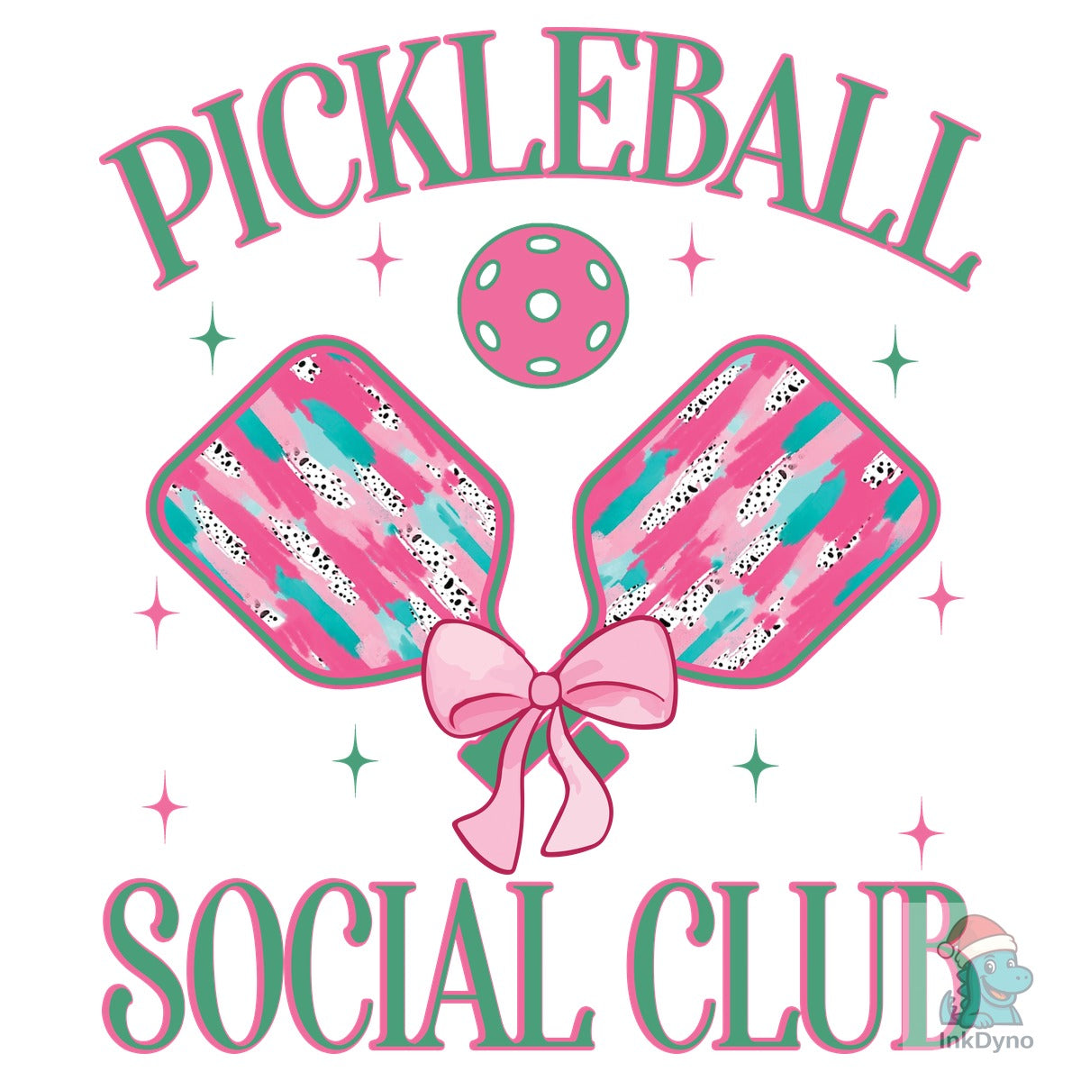 Glitter Pickleball Preppy