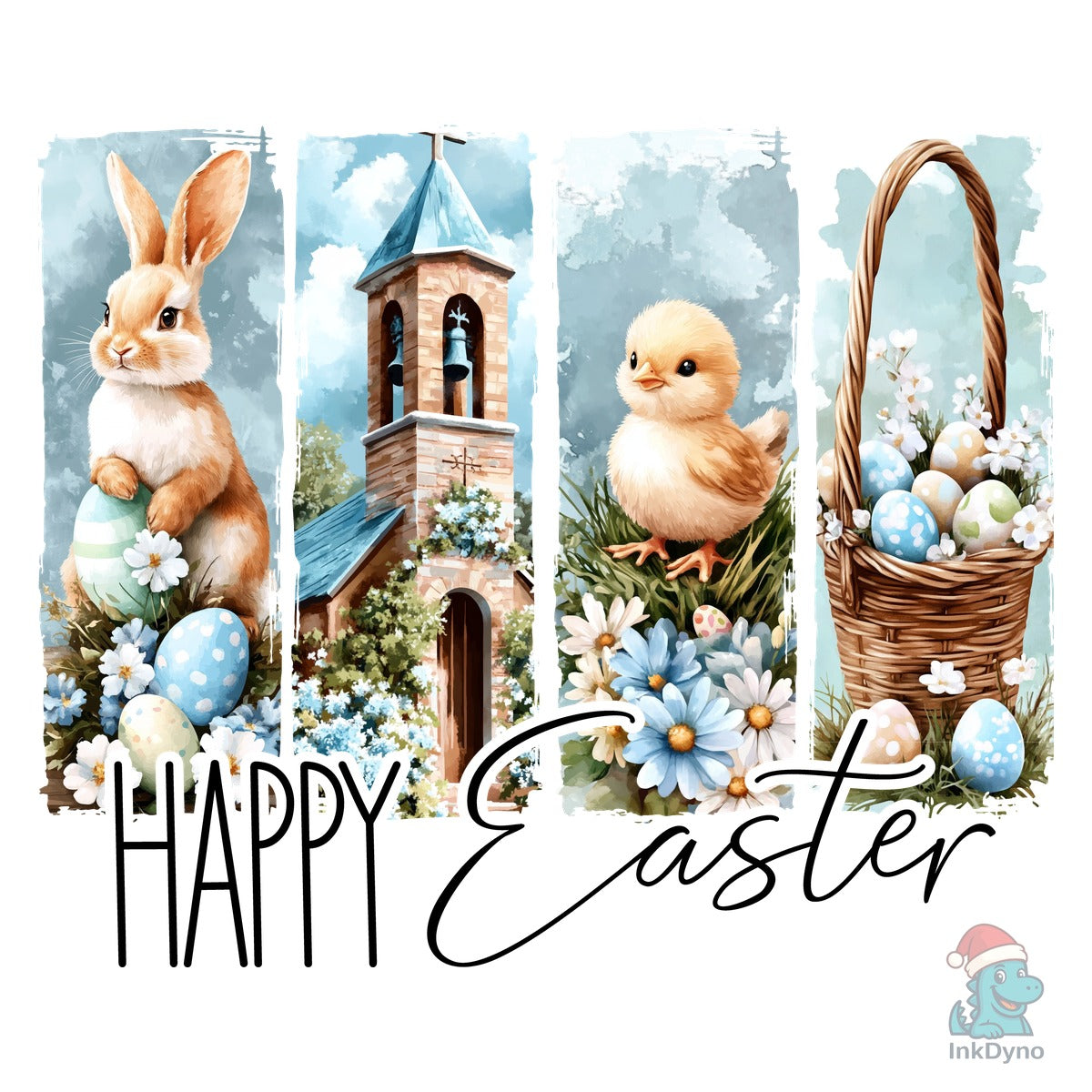 Happy Easter Brushstroke Easter