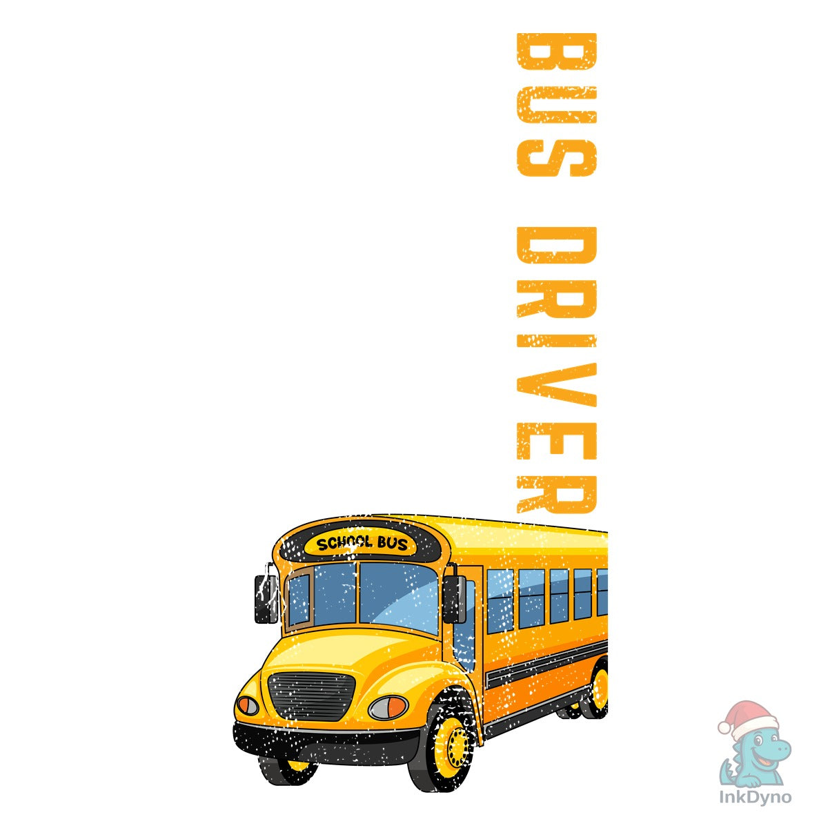 School Bus Driver USA American Flag