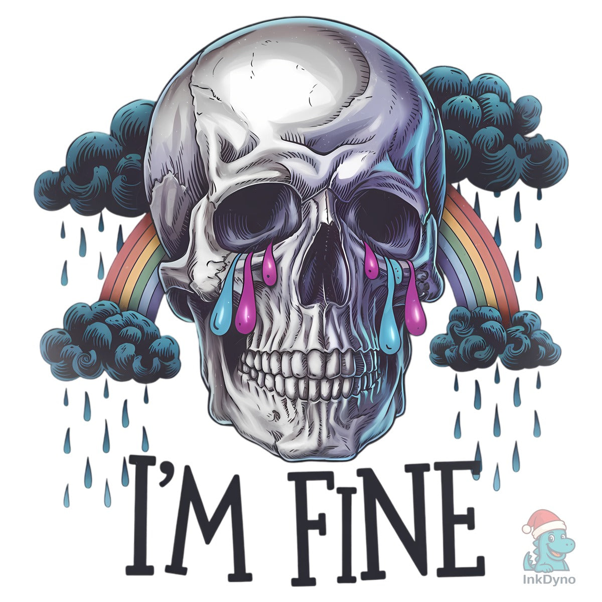 I'm Fine Skull