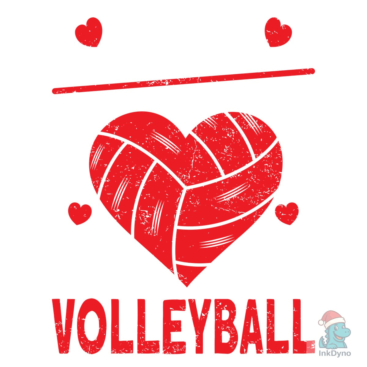 V is for Volleyball Valentine T-shirt