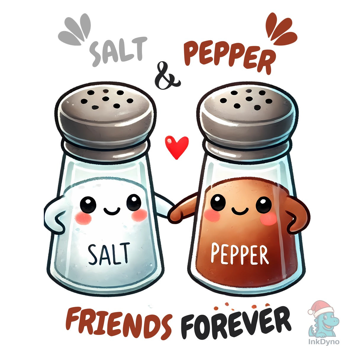 Salt Pepper Friends Forever Kawaii