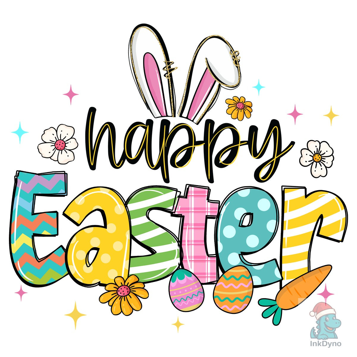 Retro Happy Easter