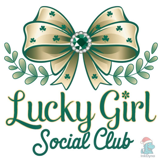 Lucky Girl Social Club St. Patrick's - DTF Transfer