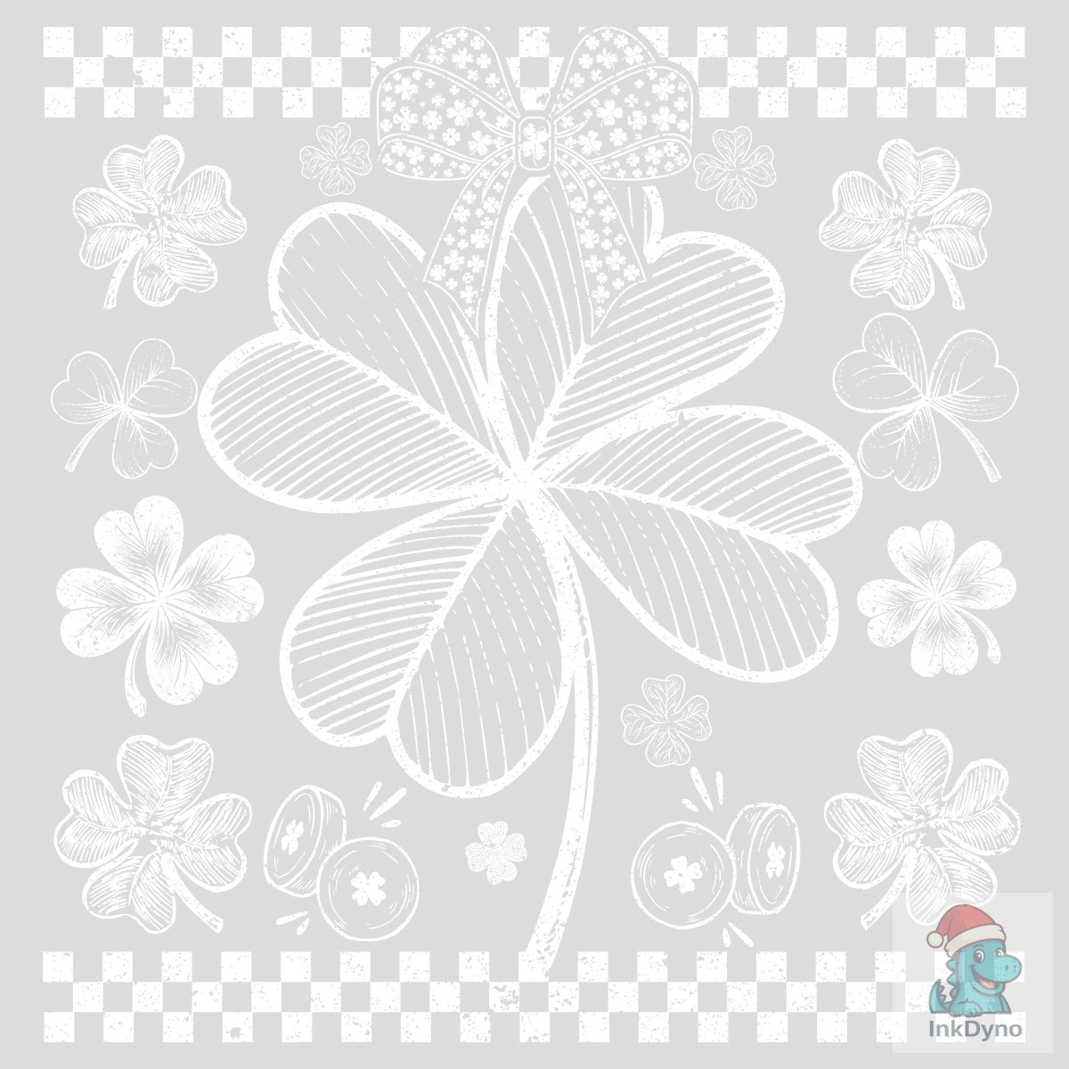Lucky Shamrock Retro Tee