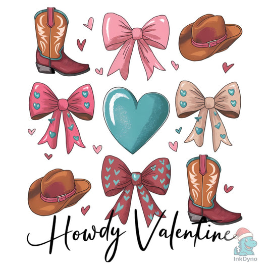 Western Valentine Elements - DTF Transfer